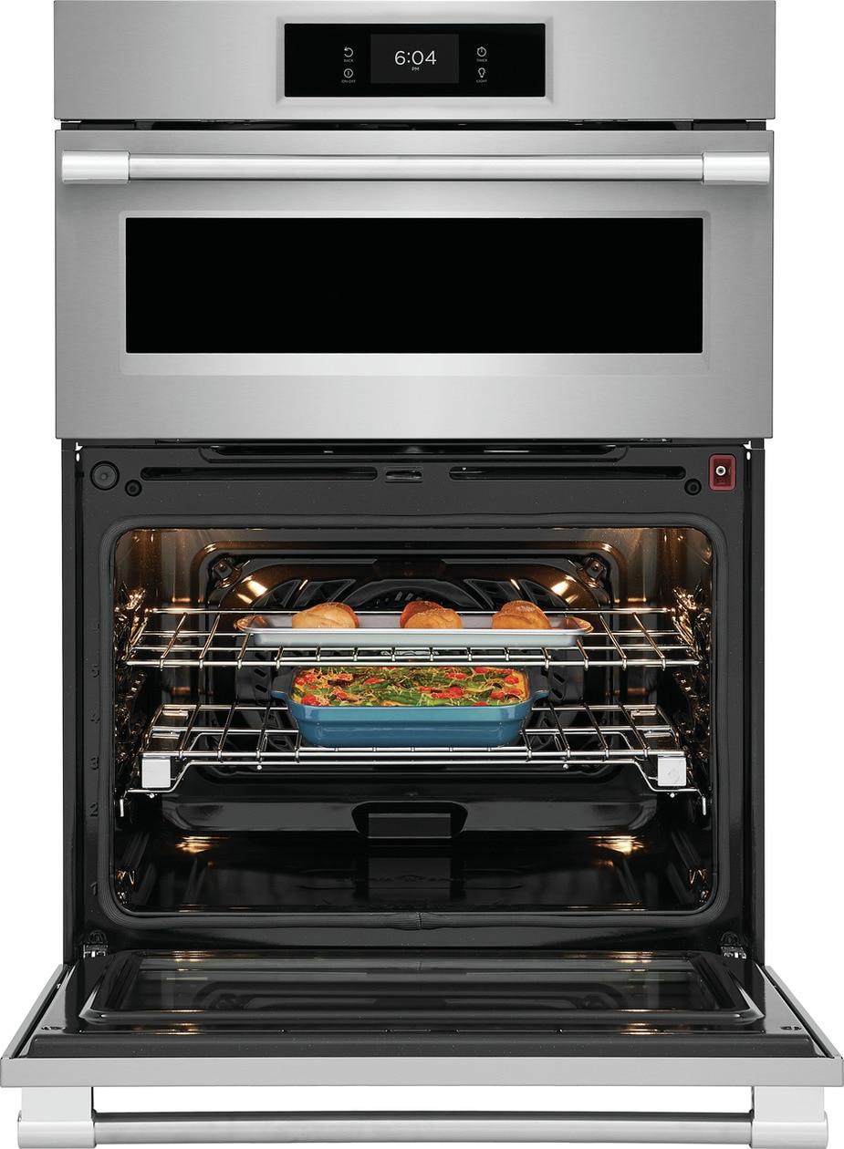 30" Electric Wall Oven and Microwave Combination with Total Convection