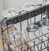Café™ ENERGY STAR® Stainless Steel Interior Dishwasher with Sanitize and Ultra Wash & Dry in Platinum Glass