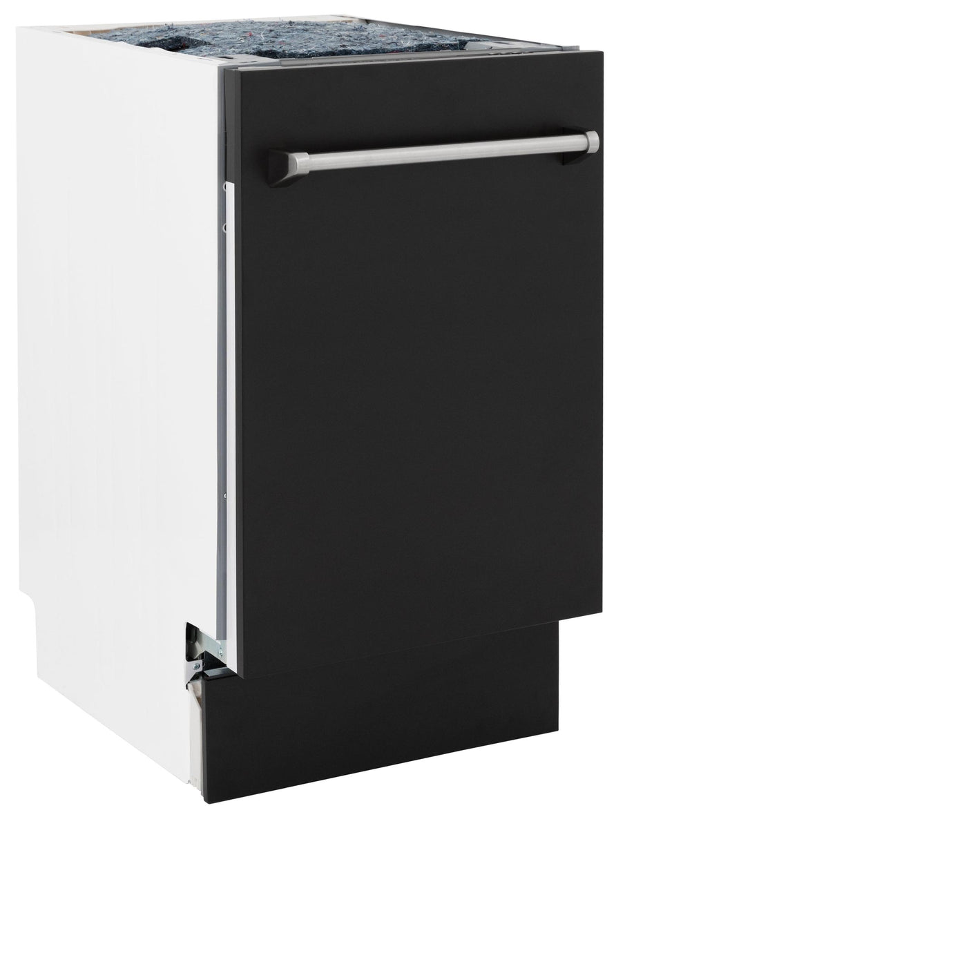 ZLINE 18" Tallac Series 3rd Rack Top Control Dishwasher with Traditional Handle, 51dBa [Color: Black Matte]