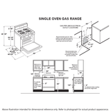 Hotpoint® 30" Free-Standing Gas Range