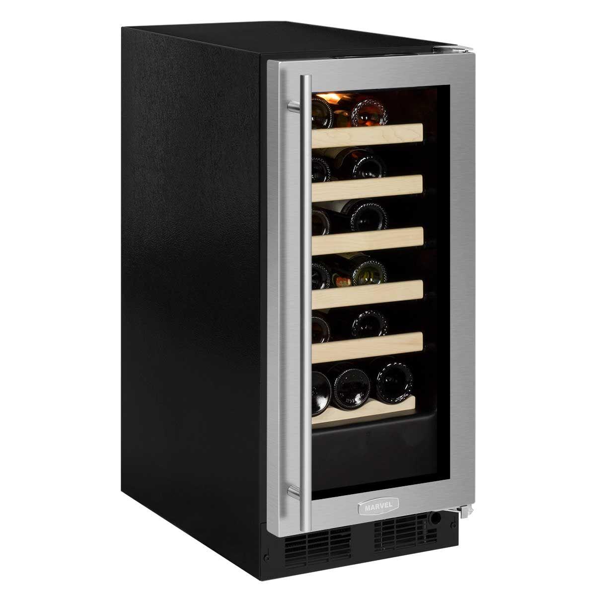 15-In Built-In Single Zone Wine Refrigerator with Door Swing - Right