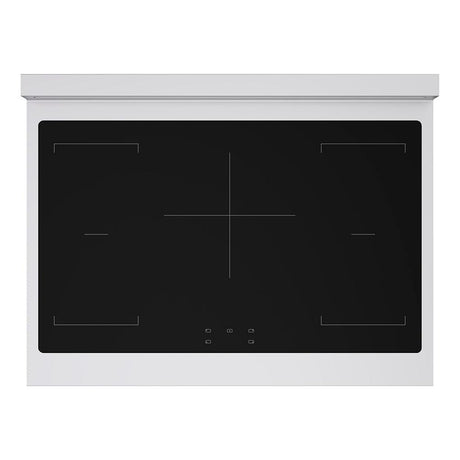 ZLINE 36 in. 5.2 cu. ft. Paramount Induction Range with 5 Element Cooktop and Electric Convection Oven in Stainless Steel with White Matte Door (SINR-WM-36)