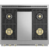 Monogram 36" Dual-Fuel Professional Range with 4 Burners and Griddle