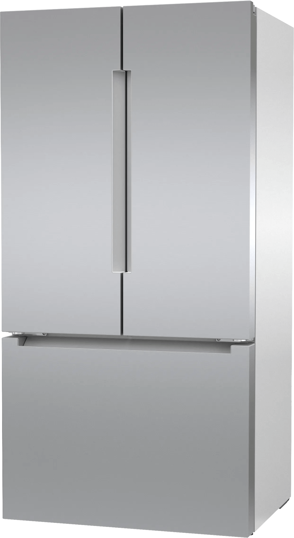 800 Series French Door Bottom Mount Refrigerator 36" Stainless steel (with anti-fingerprint), Total No Frost