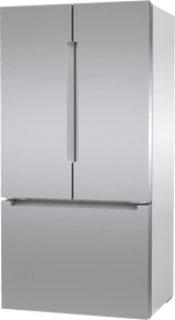 800 Series French Door Bottom Mount Refrigerator 36" Stainless steel (with anti-fingerprint), Total No Frost