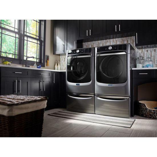 Maytag® Large Capacity Gas Dryer with Refresh Cycle with Steam and PowerDry System ? 7.4 cu. ft. - Metallic Slate