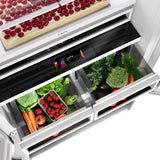 Benchmark™ Built-in Bottom Freezer Refrigerator 36'' Softclose® Flat Hinge