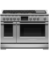 48" Series 9 Professional Dual Fuel 6 Burner with Griddle Range