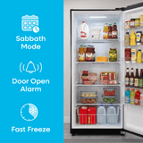 Element 32.7 inch, 20.2 cu. ft. Convertible Upright Freezer - Stainless Steel, ENERGY STAR (EXUF20CEES)