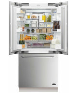 DCS Activesmart Refrigerator 36" Integrated French Door With Ice & Water - 80" / 84" Tall