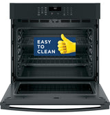 GE® 30" Smart Built-In Self-Clean Single Wall Oven with Never-Scrub Racks