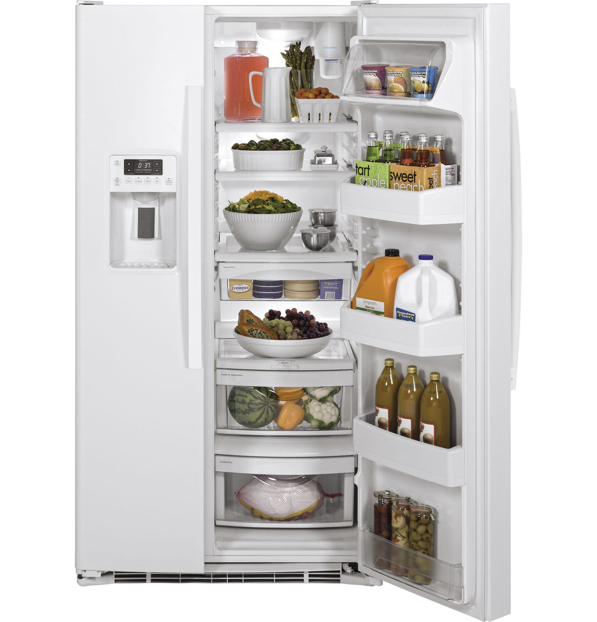 GE® ENERGY STAR® 25.3 Cu. Ft. Side-By-Side Refrigerator