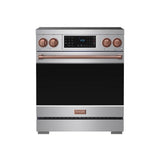 30 Inch Professional Induction Range With Tilt Panel Touch Control In Stainless Steel and Rose Gold  Gordon Ramsay Series