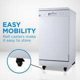Danby 18" Wide Portable Dishwasher in White