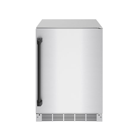 Gordon Ramsay Collection 24 Inch Outdoor Undercounter Beverage Cooler In Stainless Steel/black