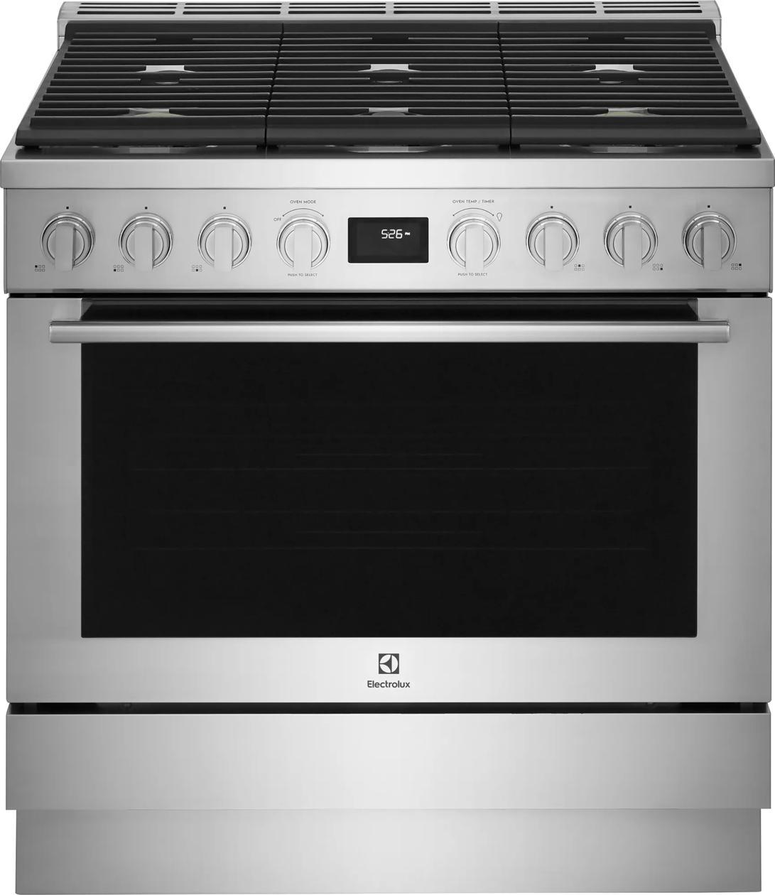 36" Dual-Fuel Freestanding Range