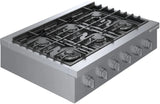 800 Series Gas Rangetop 36 " Stainless steel