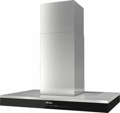 DA 6698 D Puristic Edition 6000 Island d(eback)cor hood with energy-efficient LED lighting and touch controls for simple operation.