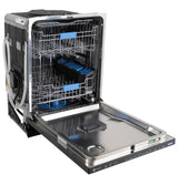 GE Profile™ ENERGY STAR® Panel-Ready Top Control Stainless Interior Dishwasher with Microban™ Antimicrobial Technology