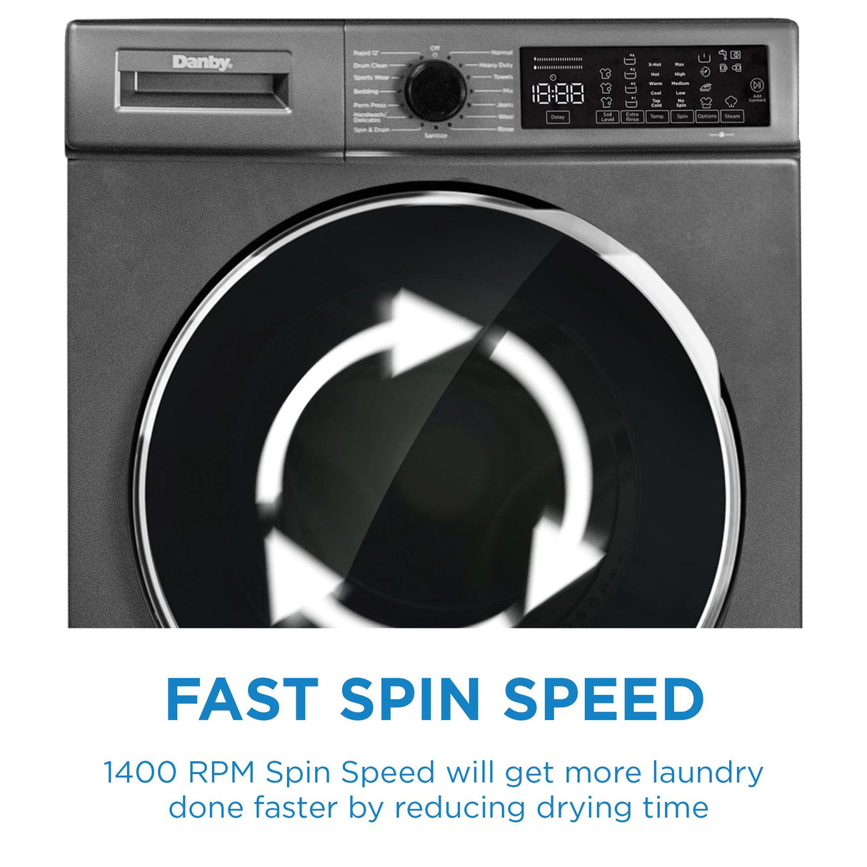 Danby 2.2 cu. ft. 24" Front Load Washing Machine