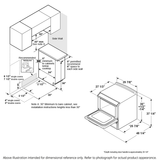GE® 30" Slide-In Electric Convection Range