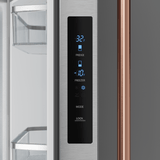 30 Inch 17.5 Cu Ft French Door Counter Depth Refrigerator With Ice Maker In Stainless Steel/rose Gold  Gordon Ramsay Series