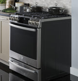 GE Profile™ 30" Smart Dual Fuel Slide-In Front-Control Range