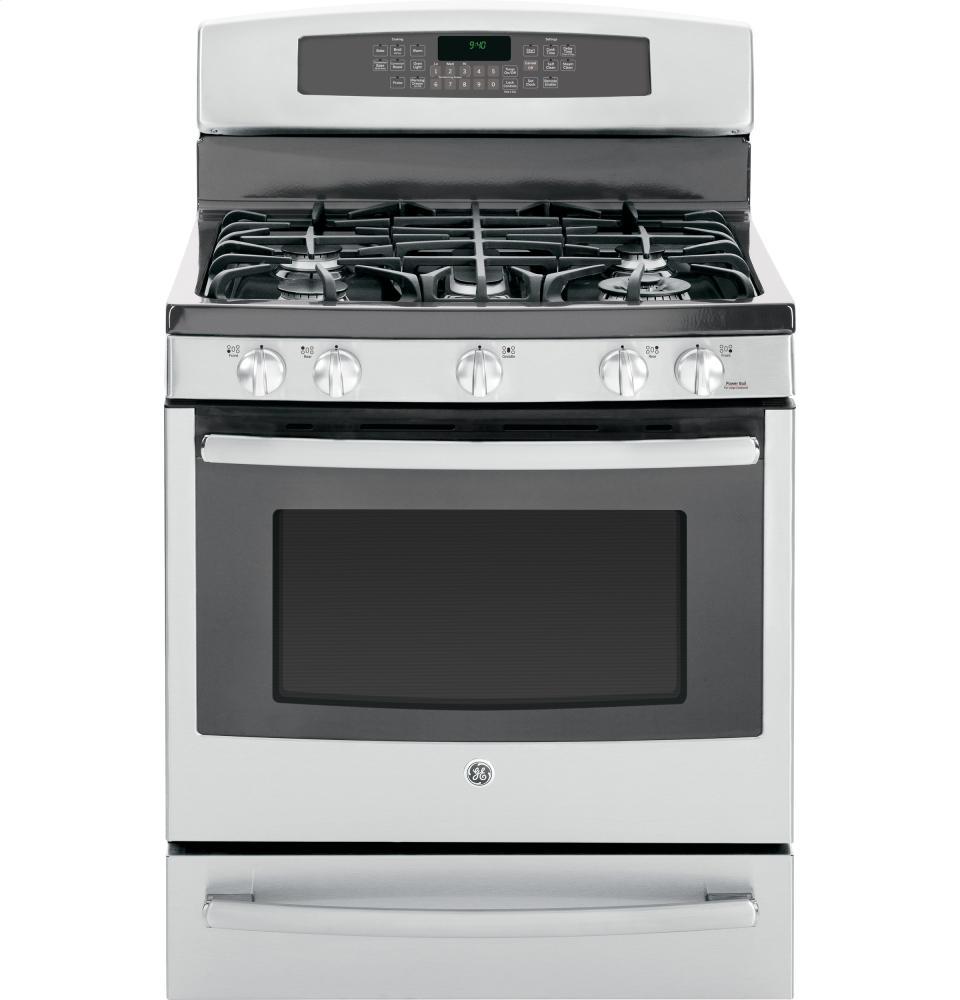 GE Profile Series 30" Free-Standing Self Clean Gas Range with Warming Drawer