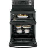 GE® 30" Free-Standing Electric Double Oven Convection Range
