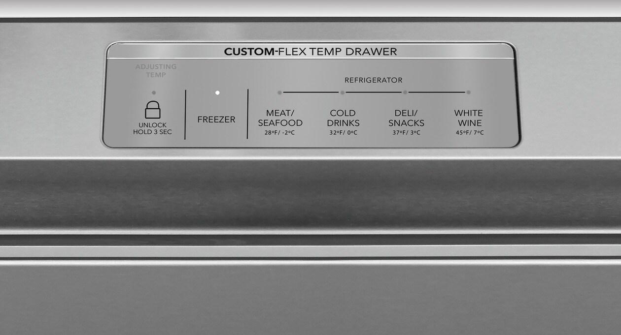 21 Cu. Ft. Counter-Depth 4-Door French Door Refrigerator