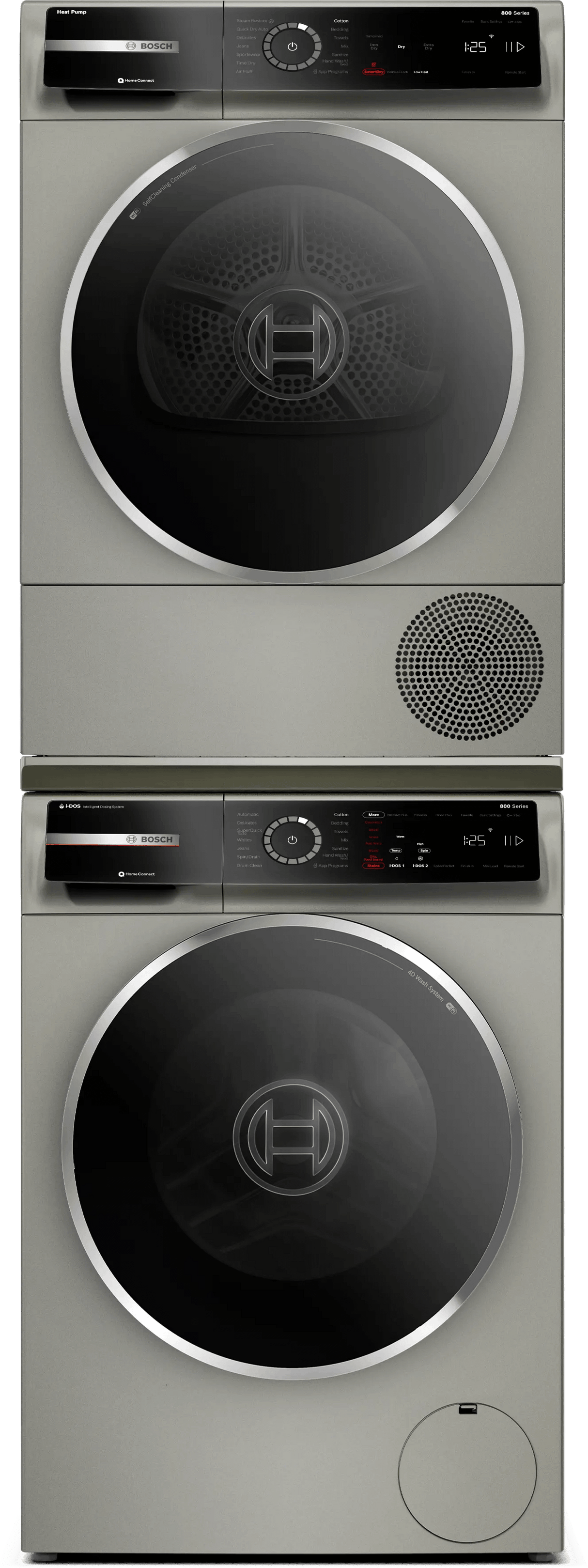 800 Series Compact Washer , Pearl Steel