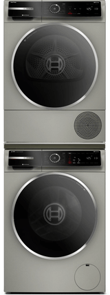 800 Series Compact Washer , Pearl Steel
