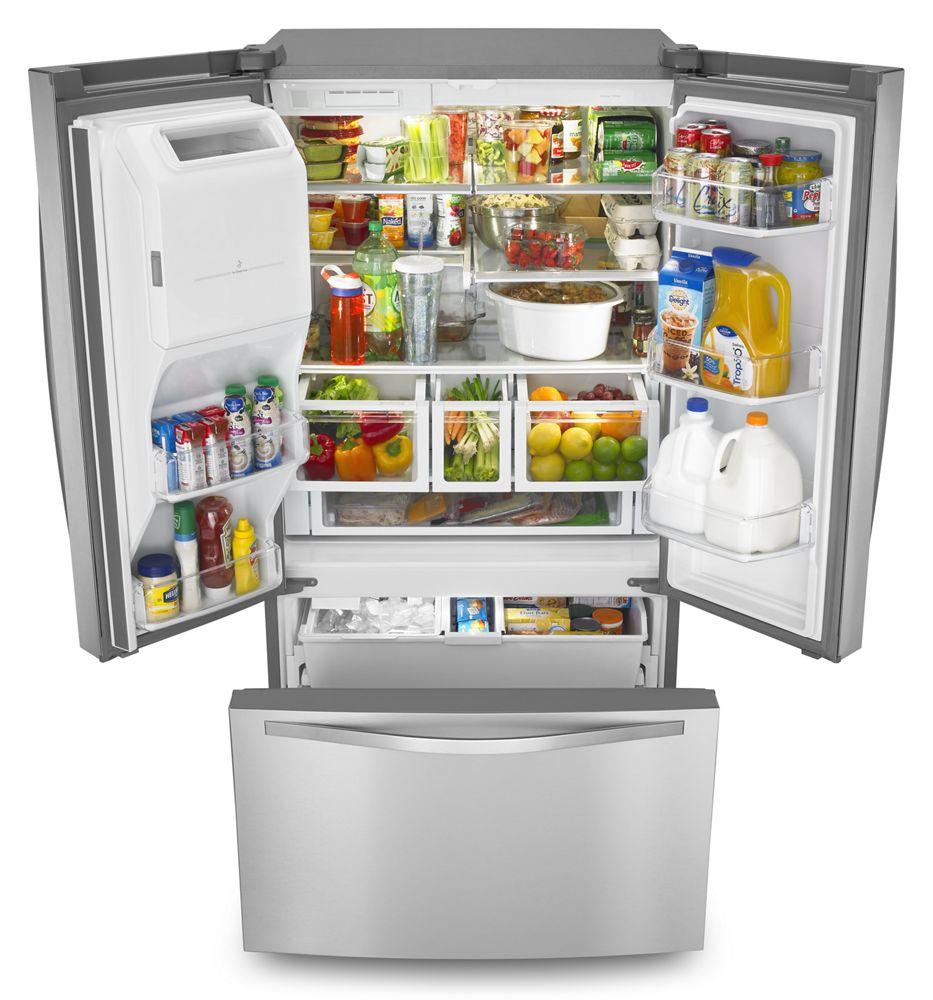 36-inch Wide French Door Bottom Freezer Refrigerator with Dual Icemakers - 27 cu. ft.