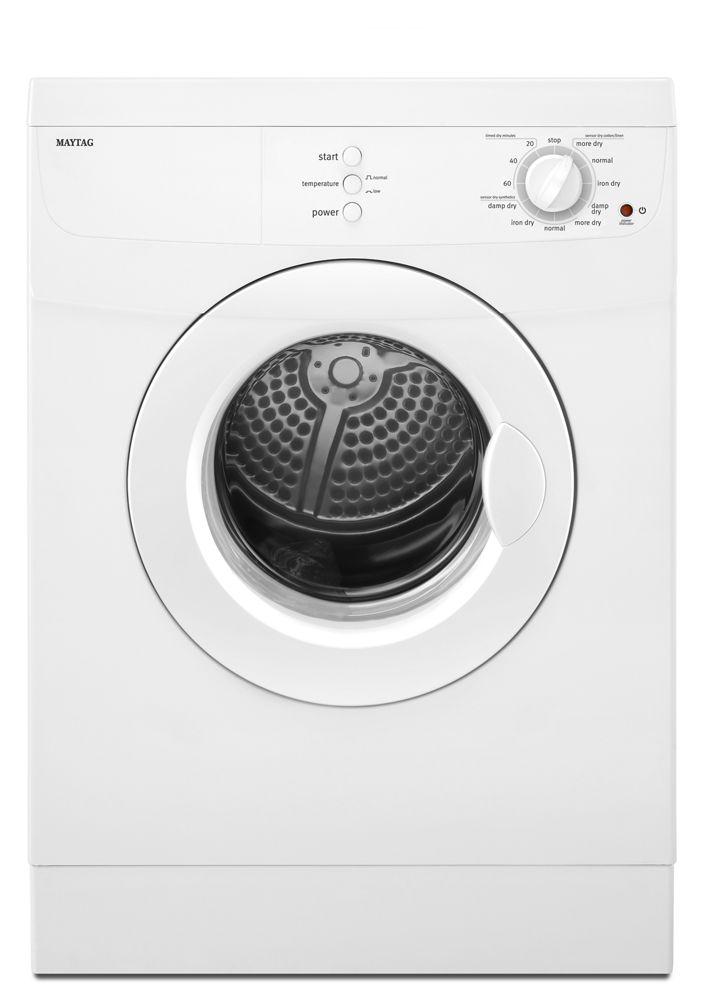 3.8 cu. ft. Compact Electric Dryer with GentleBreeze Drying System