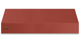 60"W. 18"H. Wall Hood (Finish: Spiced Cider, Trim: Brushed Brass)