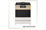 LG SIGNATURE 6.3 cu. ft. Single Oven Gas Slide-in Range with Dynamic Probake Convection® , Air Fry, Air Sous Vide, Roast, and Pizza mode