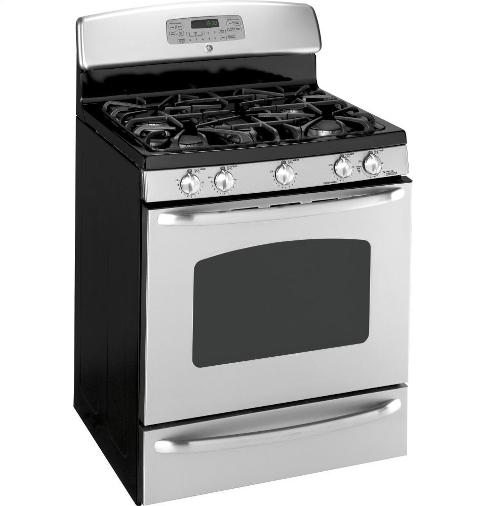 GE® 30" Free-Standing Gas Range with Warming Drawer