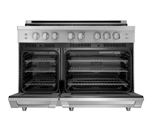 Gas Pro Range, Silver Stainless Steel, Natural Gas