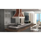 ZLINE 30" Designer Series Copper Island Range Hood (655i-CSSSS-30)