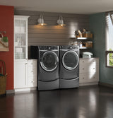 GE® 8.3 cu. ft. Capacity Front Load Gas ENERGY STAR® Dryer with Steam