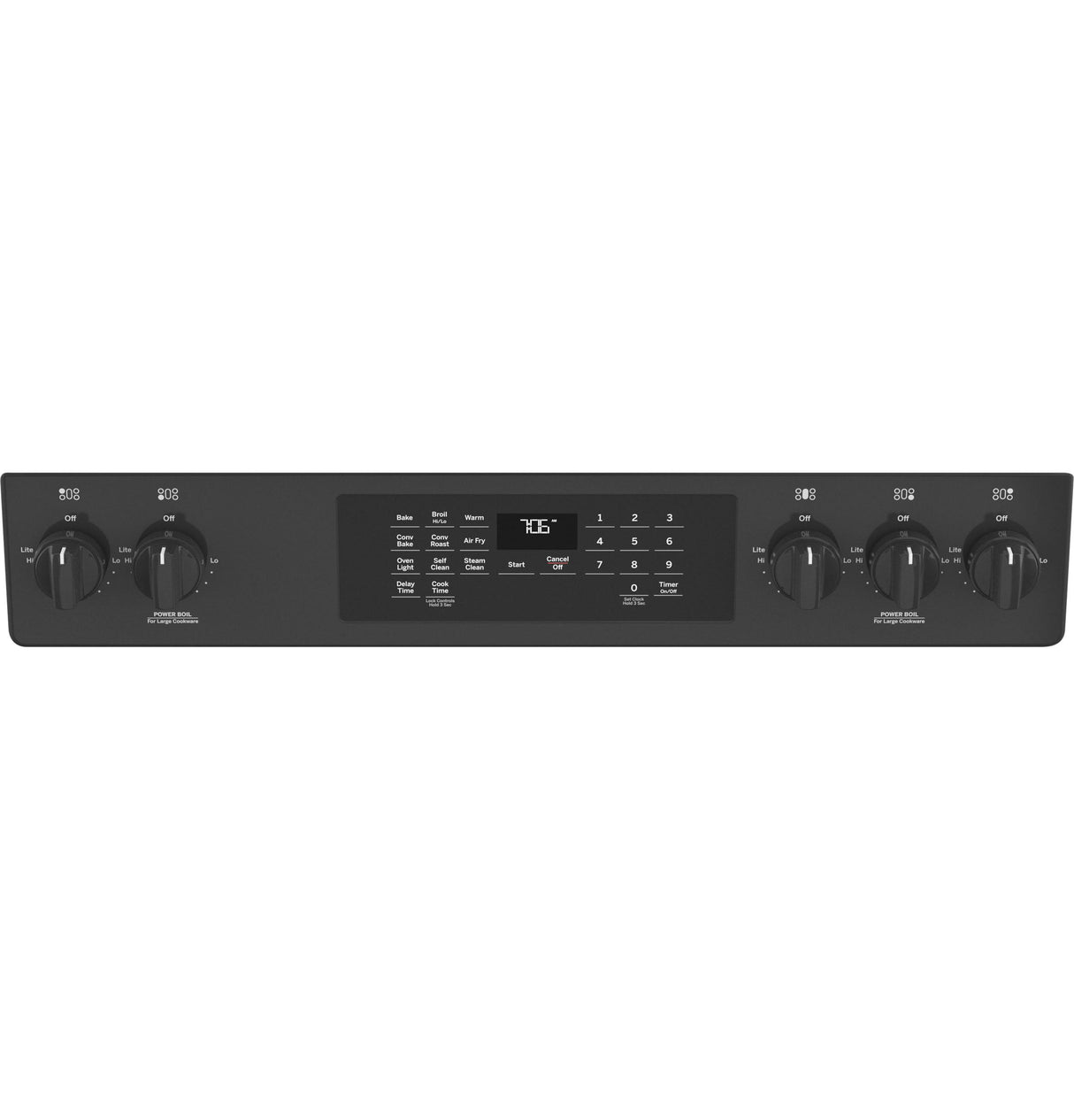 GE® 30" Slide-In Front-Control Convection Gas Range with No Preheat Air Fry