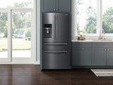25 cu. ft. 4-Door French Door Refrigerator in Black Stainless Steel