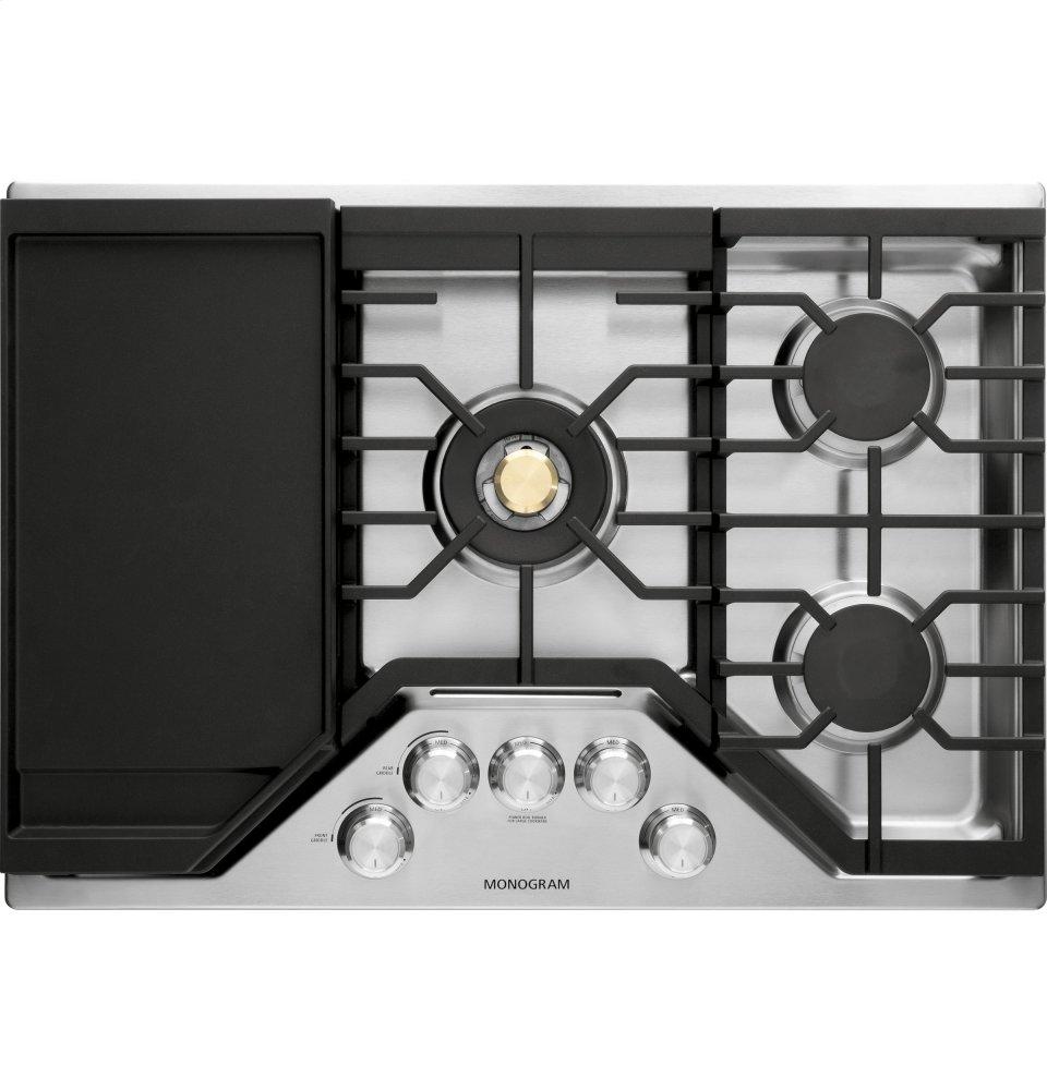 Monogram 30" Deep-Recessed Gas Cooktop (Natural Gas)