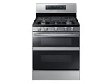 5.8 cu ft. Smart Freestanding Gas Range with Flex Duo™ & Dual Door in Stainless Steel
