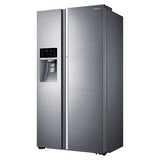 22 cu. ft. Capacity Counter Depth Side-by-Side Food ShowCase Refrigerator (Stainless Steel)
