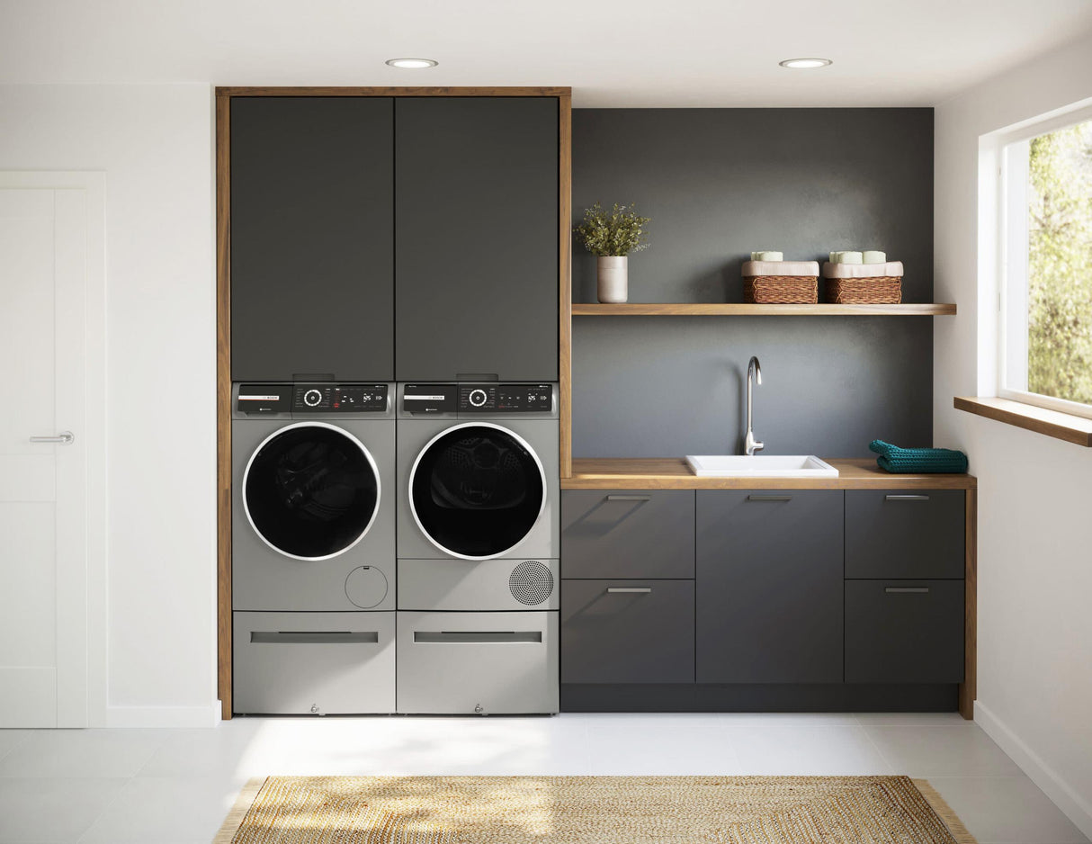 Dryer platform with pull-out