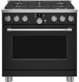 Café™ 36" Smart All-Gas Commercial-Style Range with 6 Burners (Natural Gas)