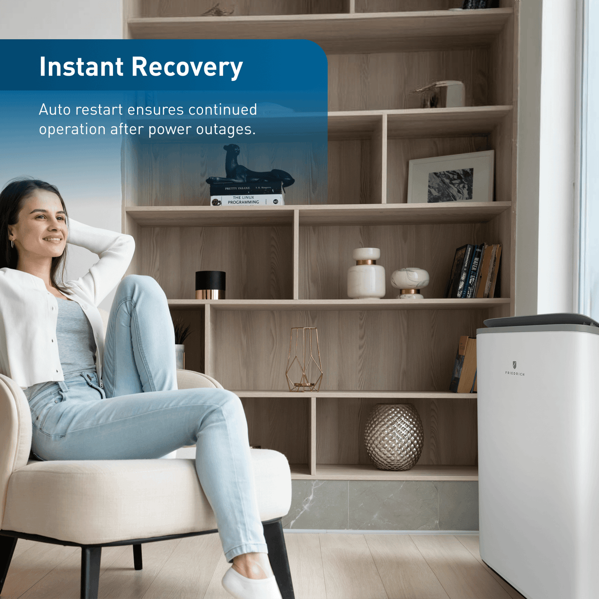 Friedrich ZoneAire Select 12,000 BTU Single-Hose Smart Portable Air Conditioner