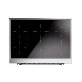 ILVE UNI366QNMPAWB Nostalgie II Noblesse 36 inch Induction Range (Solid Door, Antique White, Burnished)