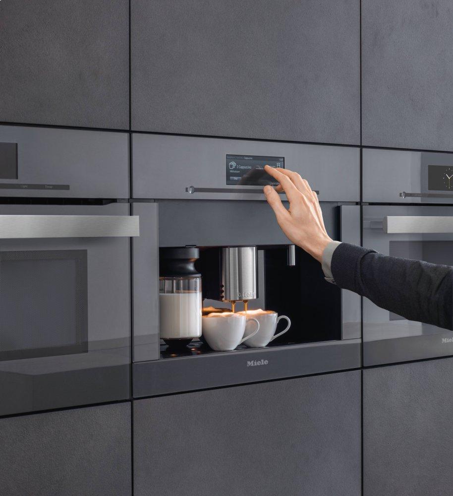 CVA 6805 - Built-in coffee machine with bean-to-cup system - the Miele all-rounder for the highest demands.